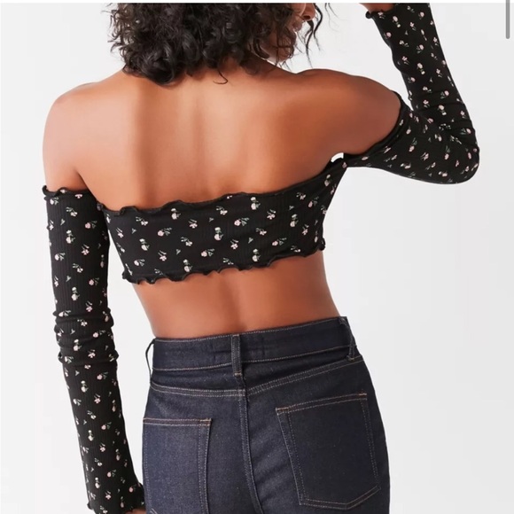 Urban outfitters out from under fool me once ribbed bra top size medium - Picture 2 of 7